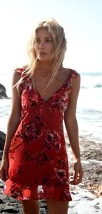 NWT Rat & Boa Romy Dress Red